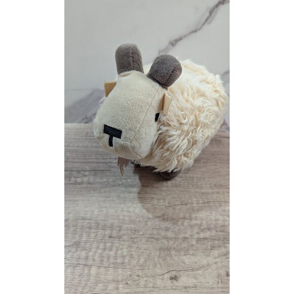 Mattel Minecraft Goat Plush Toy 9" Beige & Brown Stuffed Animal - Picture 11 of 11